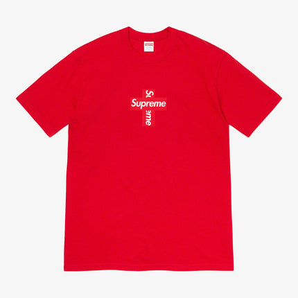 Supreme Tee 'Cross Box Logo' Red FW20 - SOLE SERIOUSS (1)