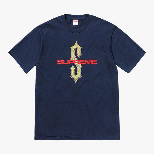 Supreme Tee 'Diamonds' Navy (SS18) - SOLE SERIOUSS (1)