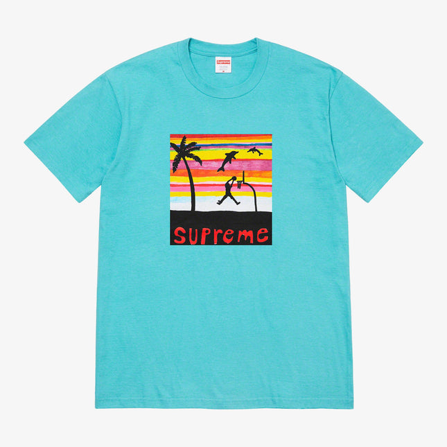 Supreme Tee 'Dunk' Light Teal (SS21) - SOLE SERIOUSS (1)