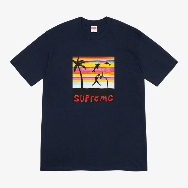 Supreme Tee 'Dunk' Navy (SS21) - SOLE SERIOUSS (1)