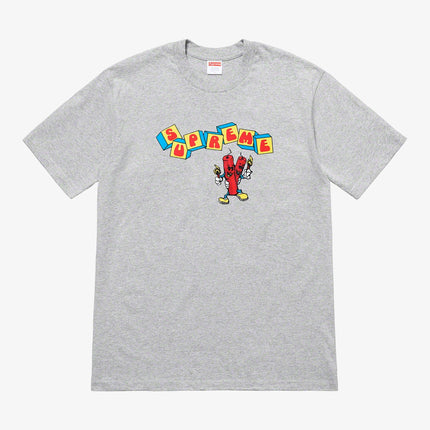 Supreme Tee 'Dynamite' Heather Grey (SS19) - SOLE SERIOUSS (1)