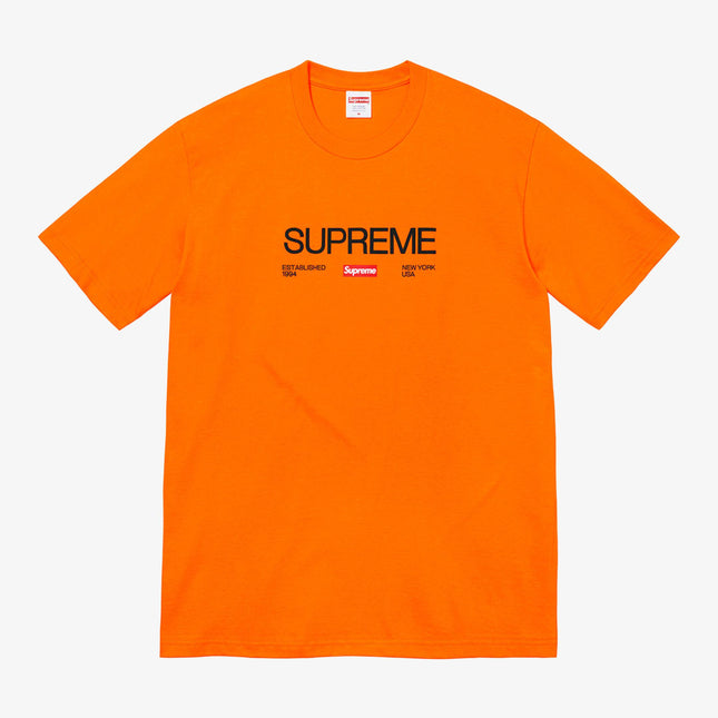 Supreme Tee 'Est. 1994' Orange (FW21) - SOLE SERIOUSS (1)