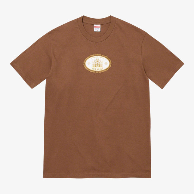 Supreme Tee 'Experientia' Brown (FW21) - SOLE SERIOUSS (1)