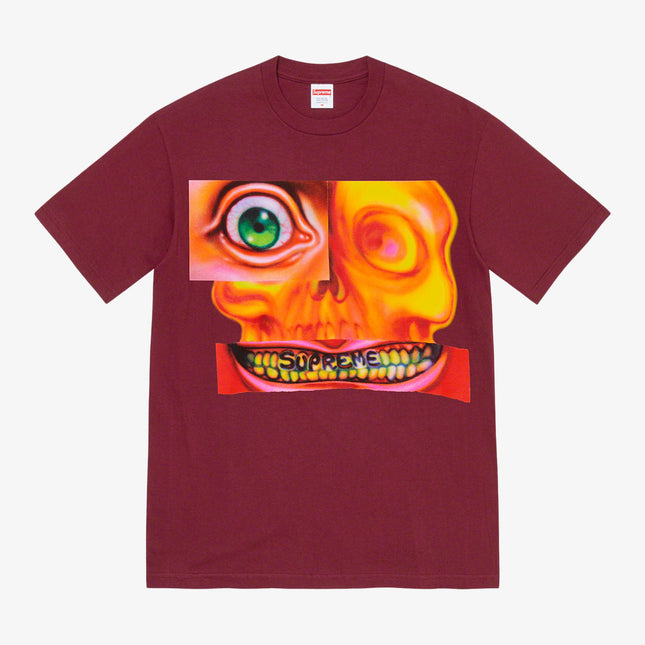 Supreme Tee 'Face' Burgundy (FW21) - SOLE SERIOUSS (1)