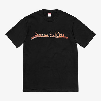 Supreme Tee 'Fuck You' Black (FW18) - SOLE SERIOUSS (1)