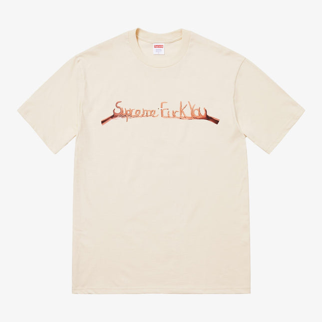 Supreme Tee 'Fuck You' Natural (FW18) - SOLE SERIOUSS (1)