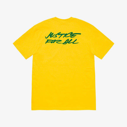 Supreme Tee 'Futura Logo' Yellow (FW20) - SOLE SERIOUSS (2)