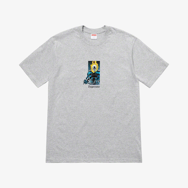 Supreme Tee 'Ghost Rider' Heather Grey (SS19) - SOLE SERIOUSS (1)