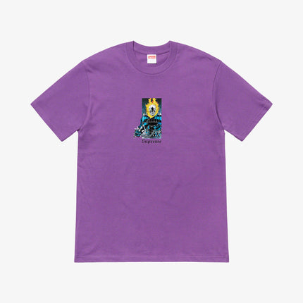 Supreme Tee 'Ghost Rider' Purple (SS19) - SOLE SERIOUSS (1)