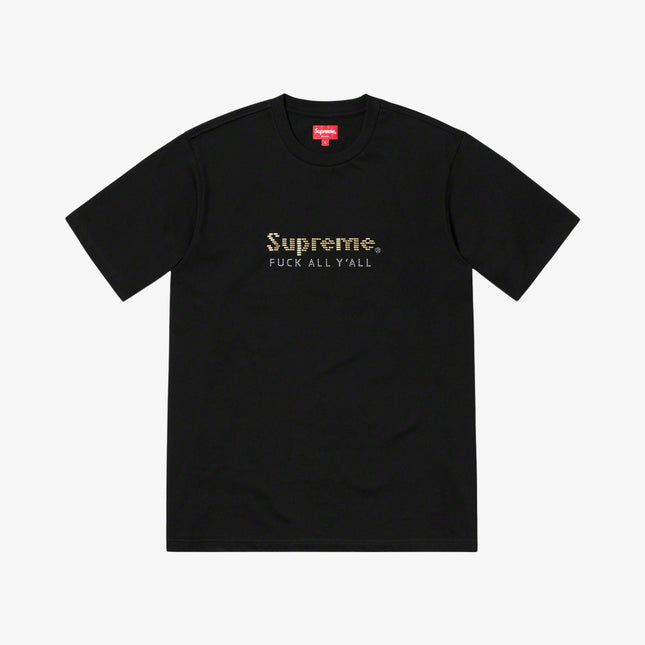 Supreme Tee 'Gold Bars' Black (SS19) - SOLE SERIOUSS (1)