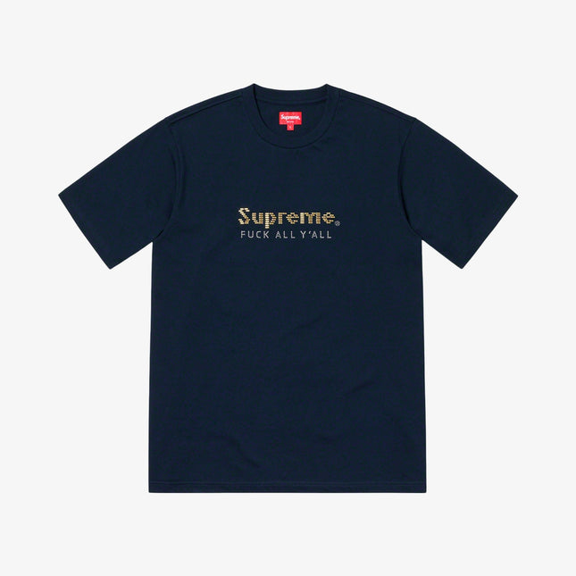 Supreme Tee 'Gold Bars' Navy (SS19) - SOLE SERIOUSS (1)