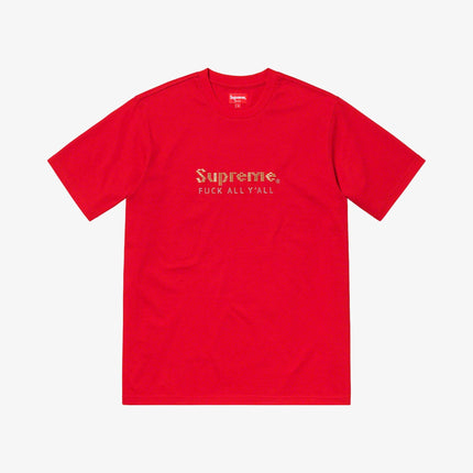 Supreme Tee 'Gold Bars' Red (SS19) - SOLE SERIOUSS (1)