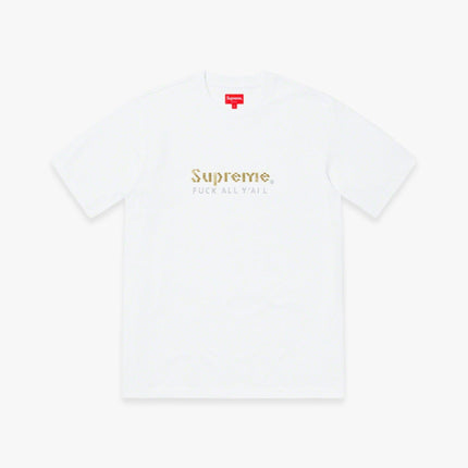 Supreme Tee 'Gold Bars' White (SS19) - SOLE SERIOUSS (1)