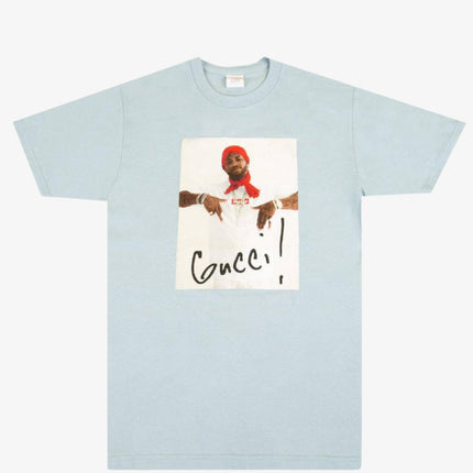 Supreme Tee 'Gucci Mane' Light Blue (FW16) - SOLE SERIOUSS (1)