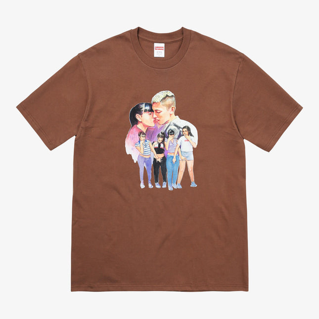 Supreme Tee 'Kiss' Brown (FW17) - SOLE SERIOUSS (1)