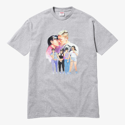 Supreme Tee 'Kiss' Heather Grey (FW17) - SOLE SERIOUSS (1)