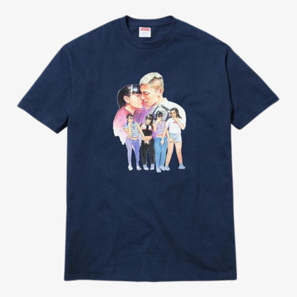 Supreme Tee 'Kiss' Navy (FW17) - SOLE SERIOUSS (1)