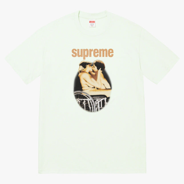 Supreme Tee 'Kiss' Pale Green (SS23) - SOLE SERIOUSS (1)