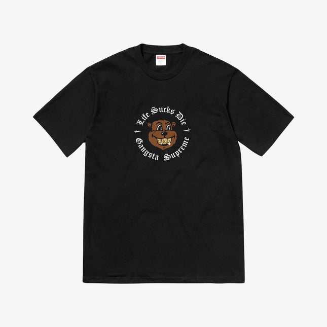 Supreme Tee 'Life Sucks Die' Black (FW18) - SOLE SERIOUSS (1)