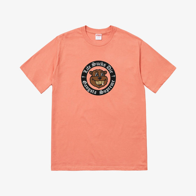 Supreme Tee 'Life Sucks Die' Terra Cotta (FW18) - SOLE SERIOUSS (1)