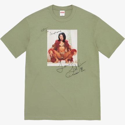 Supreme Tee 'Lil Kim' Light Olive (SS22) - SOLE SERIOUSS (1)