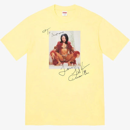 Supreme Tee 'Lil Kim' Pale Yellow (SS22) - SOLE SERIOUSS (1)