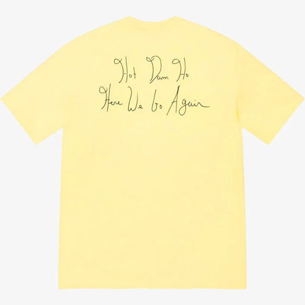 Supreme Tee 'Lil Kim' Pale Yellow (SS22) - SOLE SERIOUSS (2)