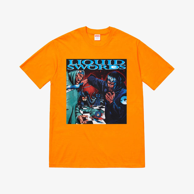 Supreme Tee 'Liquid Swords' Bright Orange (FW18) - SOLE SERIOUSS (1)