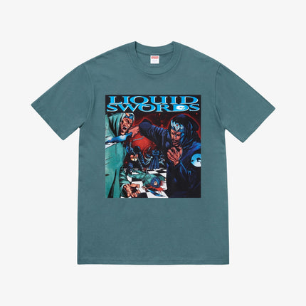 Supreme Tee 'Liquid Swords' Light Slate (FW18) - SOLE SERIOUSS (1)