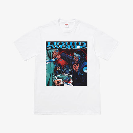 Supreme Tee 'Liquid Swords' White (FW18) - SOLE SERIOUSS (1)