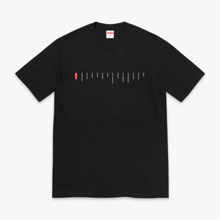 Supreme Tee 'Location' Black (SS23) - SOLE SERIOUSS (1)