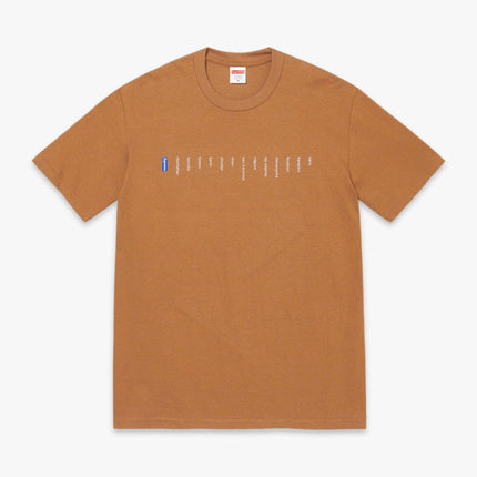 Supreme Tee 'Location' Light Brown (SS23) - SOLE SERIOUSS (1)