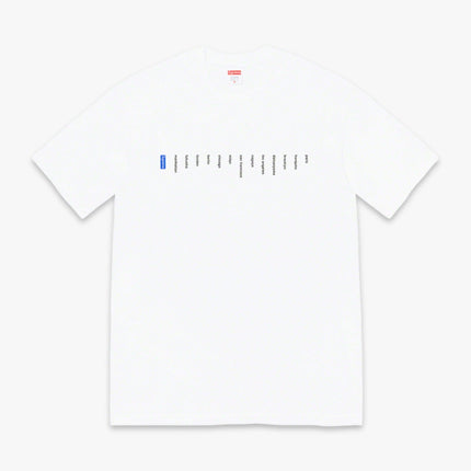 Supreme Tee 'Location' White (SS23) - SOLE SERIOUSS (1)