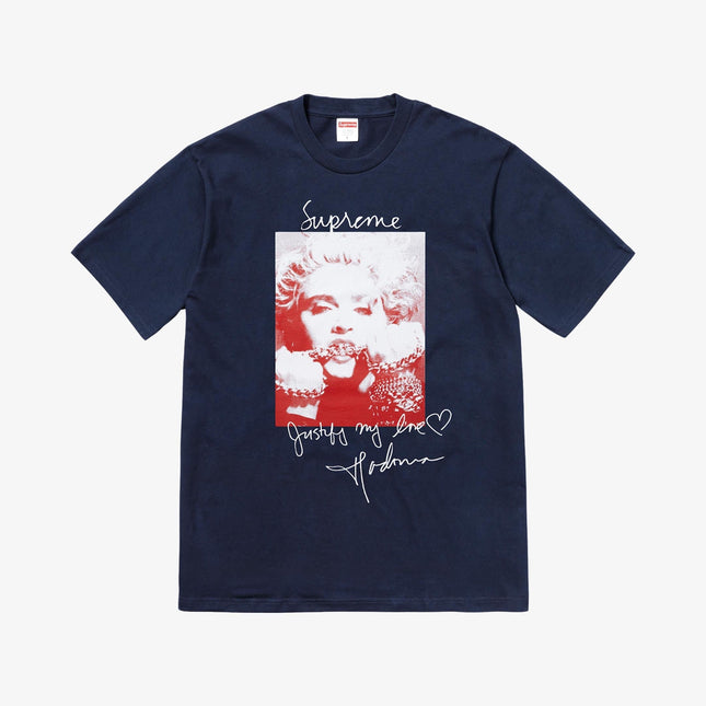 Supreme Tee 'Madonna' Navy (FW18) - SOLE SERIOUSS (1)