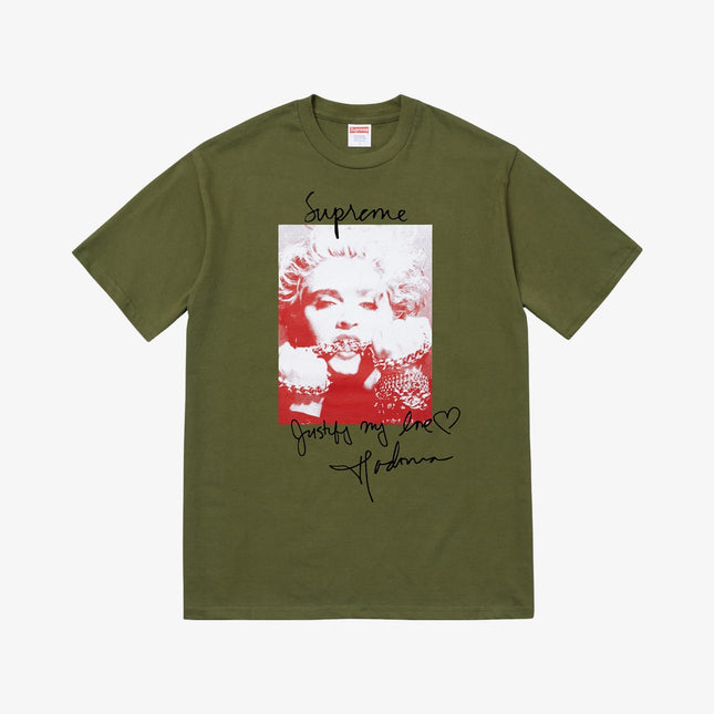 Supreme Tee 'Madonna' Olive (FW18) - SOLE SERIOUSS (1)