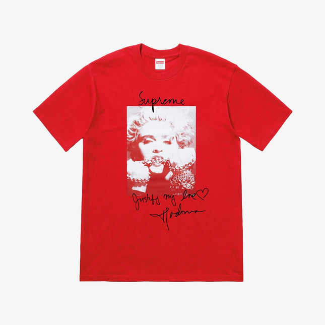 Supreme Tee 'Madonna' Red (FW18) - SOLE SERIOUSS (1)