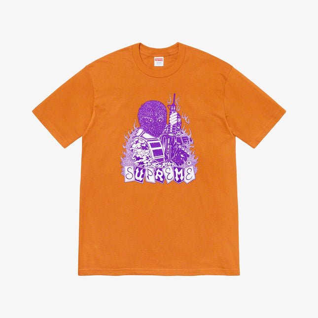 Supreme Tee 'Mercenary' Burnt Orange (FW19) - SOLE SERIOUSS (1)