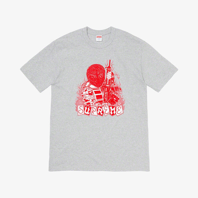 Supreme Tee 'Mercenary' Heather Grey (FW19) - SOLE SERIOUSS (1)