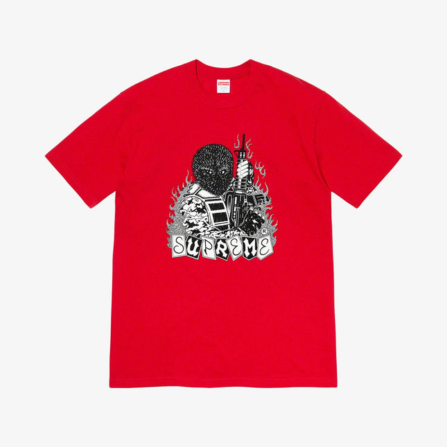 Supreme Tee 'Mercenary' Red (FW19) - SOLE SERIOUSS (1)