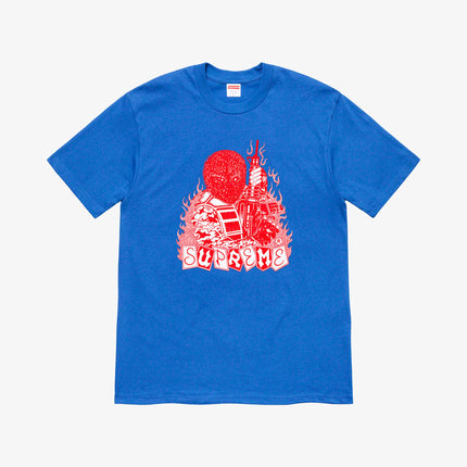 Supreme Tee 'Mercenary' Royal (FW19) - SOLE SERIOUSS (1)