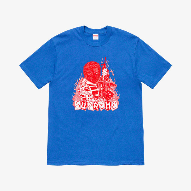 Supreme Tee 'Mercenary' Royal (FW19) - SOLE SERIOUSS (1)