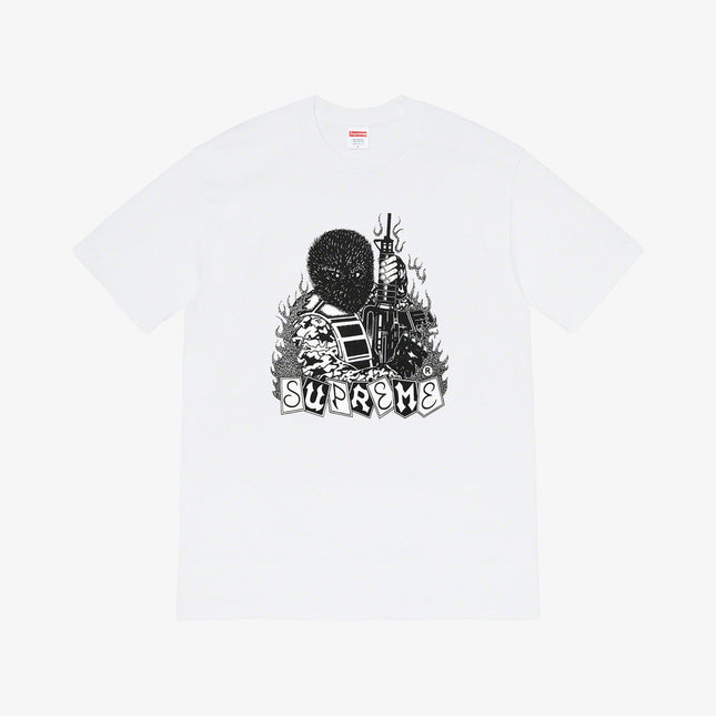 Supreme Tee 'Mercenary' White (FW19) - SOLE SERIOUSS (1)