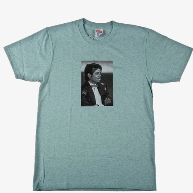 Supreme Tee 'Michael Jackson' Heather Turquoise (SS17) - SOLE SERIOUSS (1)