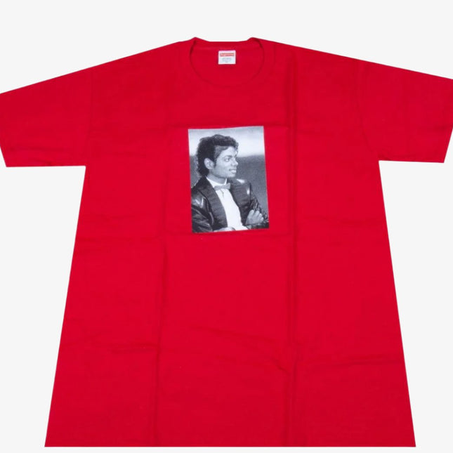 Supreme Tee 'Michael Jackson' Red (SS17) - SOLE SERIOUSS (1)