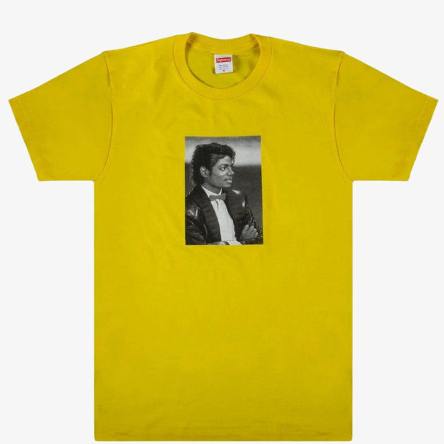 Supreme Tee 'Michael Jackson' Yellow (SS17) - SOLE SERIOUSS (1)