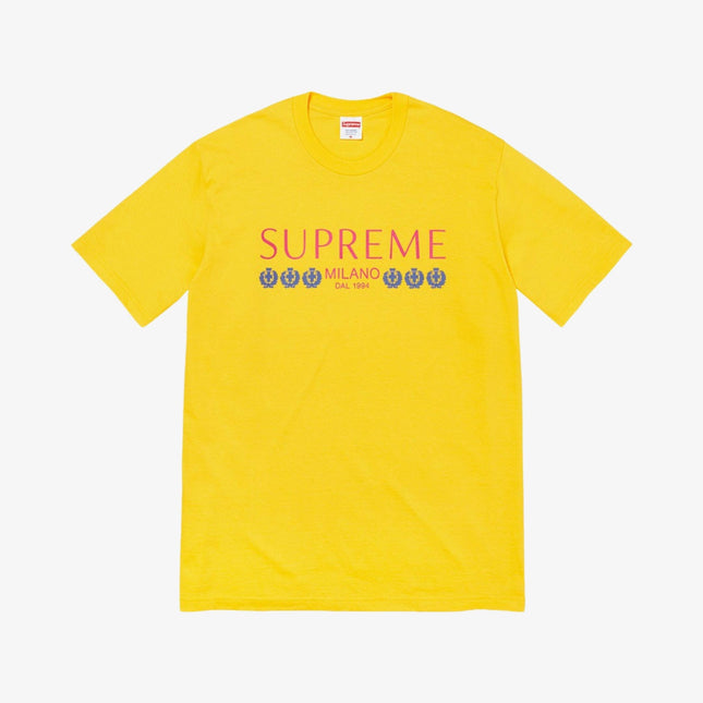 Supreme Tee 'Milano' Yellow (SS21) - SOLE SERIOUSS (1)