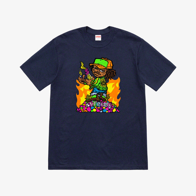 Supreme Tee 'Molotov Kid' Navy (SS19) - SOLE SERIOUSS (1)