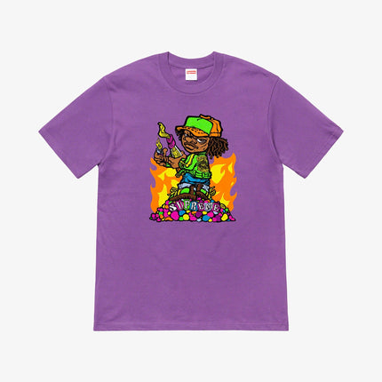 Supreme Tee 'Molotov Kid' Purple (SS19) - SOLE SERIOUSS (1)