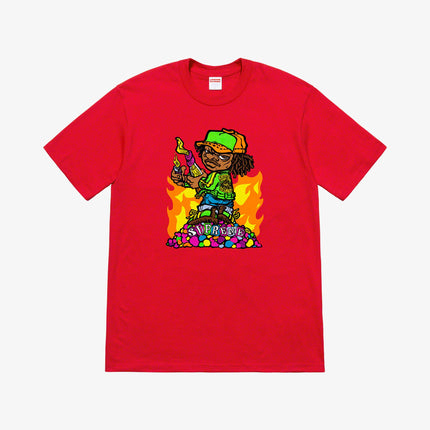 Supreme Tee 'Molotov Kid' Red (SS19) - SOLE SERIOUSS (1)