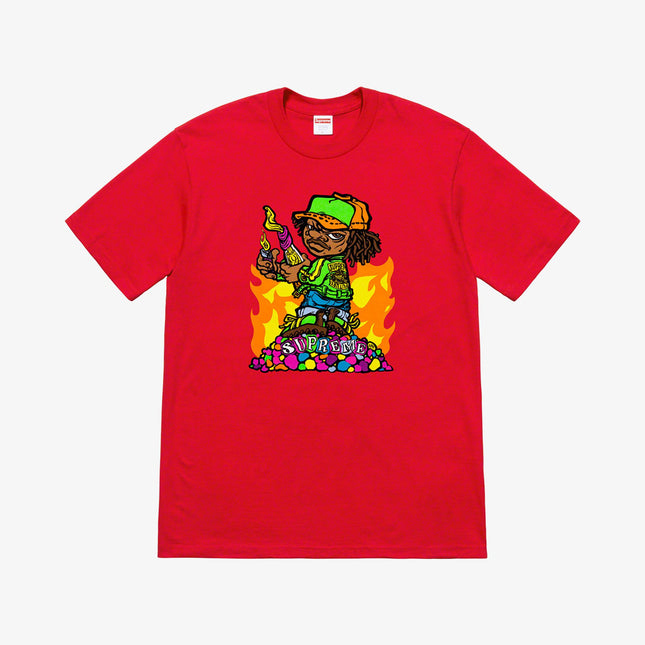 Supreme Tee 'Molotov Kid' Red (SS19) - SOLE SERIOUSS (1)